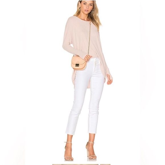 MOTHER The Looker Crop White jeans size 23 color Glass Slipper NWT $258 - Picture 6 of 7